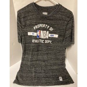 NBA Property Of Athletic Dept. Men's T-Shirt Size M Charcoal Black/Gray